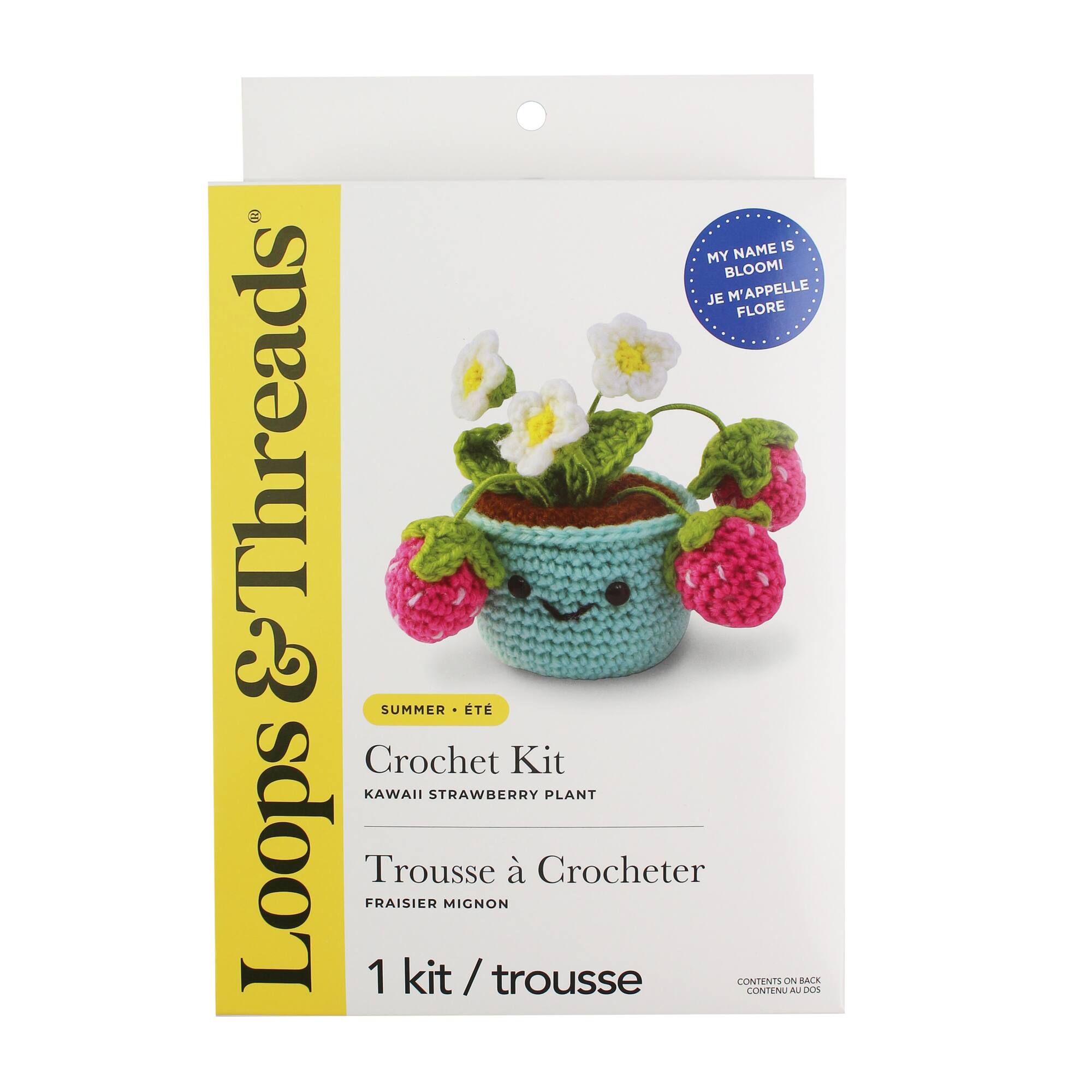 Summer Kawaii Strawberry Plant Crochet Kit by Loops & Threads®